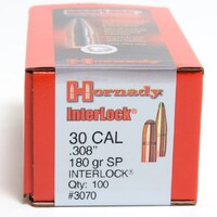 30 CAL .308 180 GR SP - HORNADY RIFLE PROJECTILES