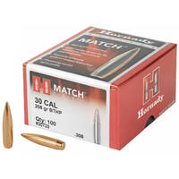 30 CAL .308 208 GR BTHP MATCH  - HORNADY RIFLE PROJECTILES