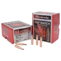 30 CAL .308 225GR ELD MATCH - HORNADY RIFLE PROJECTILES