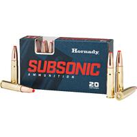 HORNADY AMMO - 300 BLACKOUT 190 GR SUB-X SUBSONIC