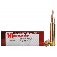 HORNADY AMMO - 338 WIN MAG 225GR SST SPF
