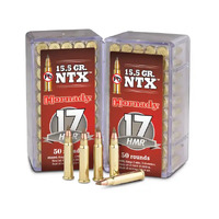 HORNADY AMMO - 17 HMR 15.5 GR NTX