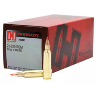 HORNADY AMMO - 22-250 REM - 50GR V-MAX (50 PACK) 