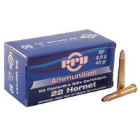 PPU AMMO - 22 Hornet 45gr Soft Point
