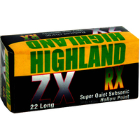 PPU AMMO - Cal .22lr ZX Super Quiet Subsonic Long HP 36gr
