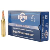 PPU AMMO - 243 Win 90gr Soft Point