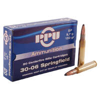 PPU AMMO - 30-06 Springfield 150gr Soft P oint