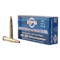 PPU AMMO - 30-30 Win 150gr Flat Nose Soft  Point