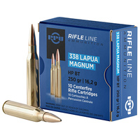 PPU .338 Lapua Magnum 250gr HPBT Ammunition – 10 Pack