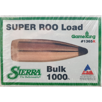 SIERRA PROJECTILES - 1365K .22 55gr Spitzer Boat Tail Roo Load (1000pk)