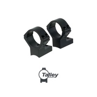 Talley 34MM Alloy Lightweight Rings - Black (Med., Tikka T3 and T3X)