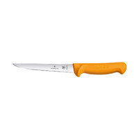 VICTORINOX - Swibo Boning Knife -14cm Straight Wide Blade - ORANGE - 5.8401.14