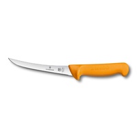 VICTORINOX - Swibo Boning Knife - 13cm Curved Blade - ORANGE - 5.8405.13