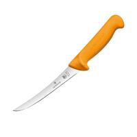VICTORINOX - Swibo Boning Knife - 16cm Curved Blade - ORANGE - 5.8405.16