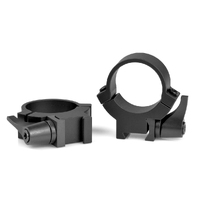 Warne 1 inch, Rimfire QD, Med Matte Rings