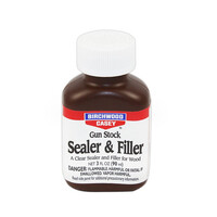 BIRCHWOOD CASEY - GUN STOCK SEALER & FILLER, 3 FL. OZ. BOTTLE