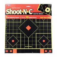 SHOOT N C 12" Sight-In Target 12 targets Birchwood Casey
