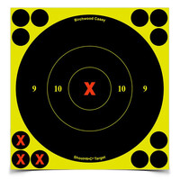 BIRCHWOOD CASEY - SHOOT•N•C® 6 INCH X-BULL'S-EYE, 60 TARGETS - 720 PASTERS