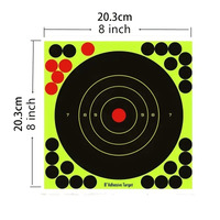 ROUND TARGET - 8" - SPLATTER STICKER - 10PK