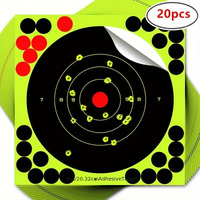 ROUND TARGET - 6" - SPLATTER STICKER - 20PK