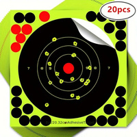 ROUND TARGET - 8" ROUND - SPLATTER STICKER - 20PK