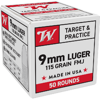 WINCHESTER - 9mm Luger, 115 Grain - 50 PACK